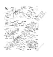 FRAME PARTS (COUVERTURE) для Kawasaki MULE 4010 TRANS 4X4 DIESEL 2012