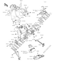 FRAME PARTS (COUVERTURE) для Kawasaki NINJA ZX-10R 2021