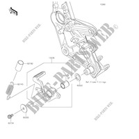 BRAKE PEDAL   TORK LINK для Kawasaki Z H2 2020